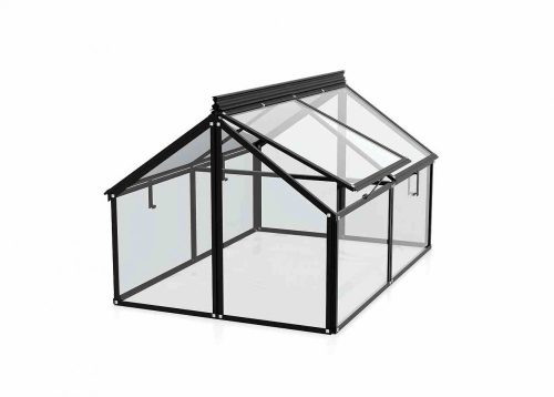 melegágy VITAVIA GAIA JUMBO átlátszó üveg 3 mm fekete LG3736